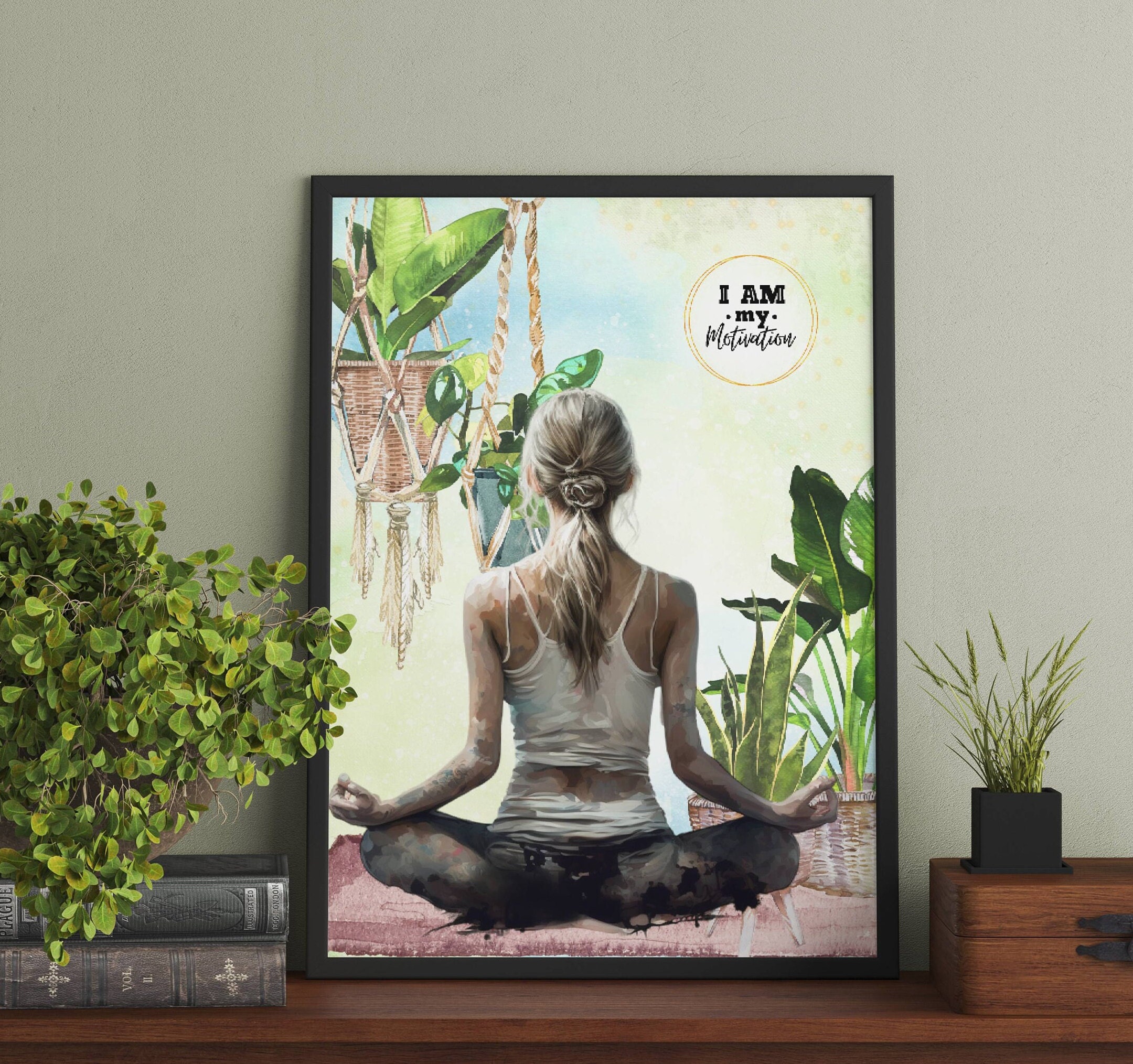Benefits of Yoga Poster Health and Wellbeing Fitness Meditation Mind, Body  & Spirit Wall Decor A2, A3, A4 Wall Art Print Poster 