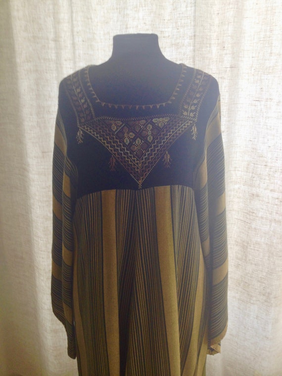 Ethnic long dress, embroidery, oriental, vintage 7
