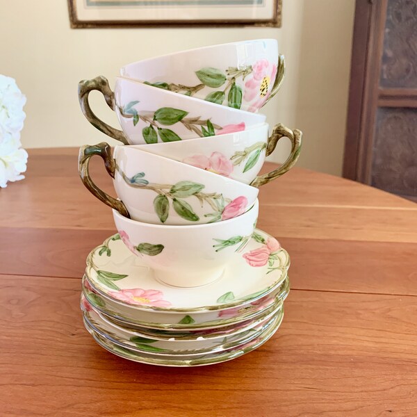 Pink Rose Tea Set Etsy