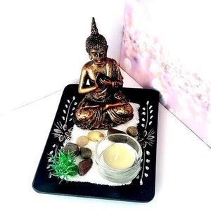 Mini Jardin Zen Ensemble Statue De Positivite Spirituelle Bouddha Zen Equilibrage Meditation Protection Jardin Relaxation Avantages Plateau Mini Jardin Zen Ensemble Statue De Positivite Spirituelle Bouddha Zen Equilibrage Meditation Protection Jardin Relaxation Avantages Plateau