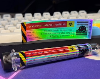 Ghostbusters Paranormal Material Holographic Sticker