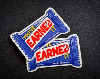 ¡Te lo has ganado! Pegatina de edición especial