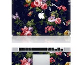 Flowers -- Macbook Protective Decals Stickers Mac Cover Skins Vinyl Case for Apple Laptop Macbook Pro/Macbook Air/iPad