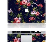 Flowers -- Macbook Protective Decals Stickers Mac Cover Skins Vinyl Case for Apple Laptop Macbook Pro/Macbook Air/iPad