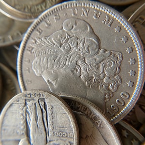 1+ oz Vintage 90% US Silver Coins+Proof+Gold. Great Gift For Birthdays/Collectors or Starting your Collection. Barber/Morgan/Mercury/(Sale!)