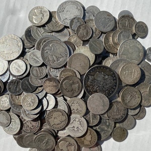 Random Grab bag sale -1 oz of Vintage 90% US Silver Coins. Morgan,Barber, Liberty,