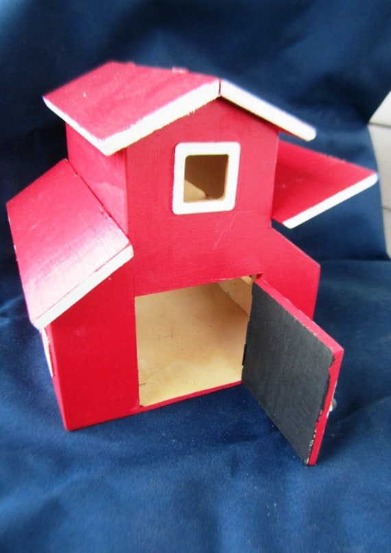 Wood Hand Made Red Barn For Breyer Stablemate Horse Models Etsy