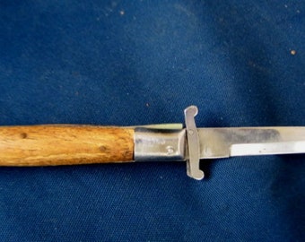 Antique Pocket Knife With Wood Handle