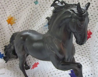 Retired Breyer Black Andalusian Stallion   1:9 scale