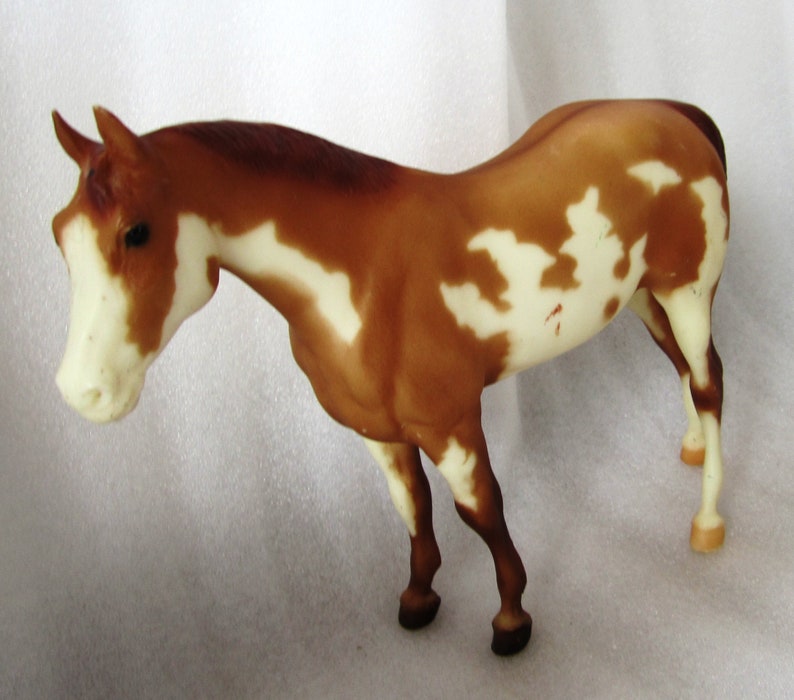 Special Spring Run Breyer Lineback Dun Overo Yearling INDIANA American Quarter Horse