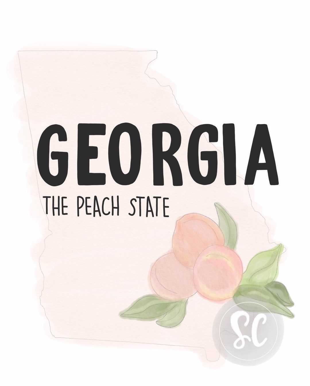 the Peach State Etsy
