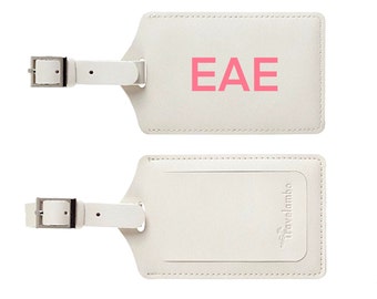 Custom Leather Luggage Tag | Personalized Luggage Tag | Bridesmaid Gift | Bachelorette Party Gift