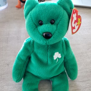 Vintage-Rare-ERIN-Ty Beanie Babies+ Add on Mini Erin