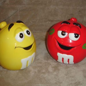 Red M M Cookie Jar - Etsy