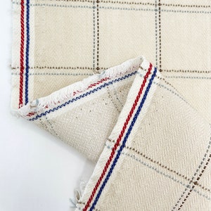 Textile Pantry by Junko Matsuda ~ Seasonal Yarn Dyed ~ A Beige ~ Yarn-Dyed Fabric ~ Japanese Fabric ~ Patchwork Fabric ~ Quilting Cotton