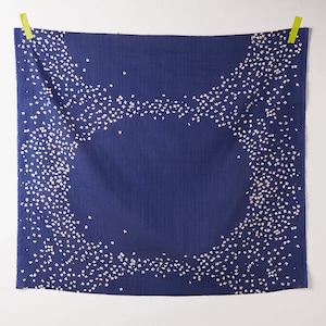 nani IRO Edelweiss ~ nani IRO 2024 ~ D Blue ~ Organic Double Gauze ~ Cotton Fabric ~ Kokka Japanese Fabric ~ Dressmaking Apparel Fabric~50cm