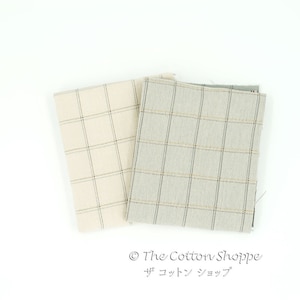 Japanese Yarn-Dyed Fabric ~ Textile Pantry by Junko Matsuda ~ Seasonal Yarn Dyed ~ 2-pc Fat Quarter Bundle ~Precut Fabric~Patchwork Quilting
