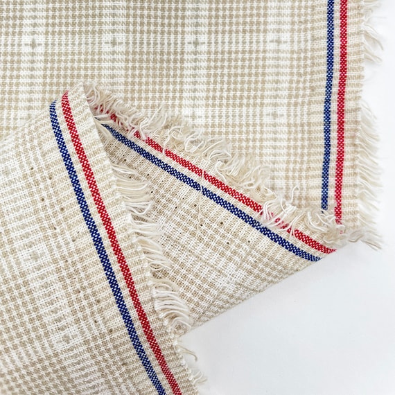 Japanese Yarn Dyed Square Plaid in Red Japanese Yarn Dyed Square Plaid in Red