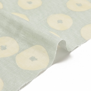 Tessuto giapponese doppia garza ~ MUDDY WORKS di Tomotake Donut ~ B Mint ~ Tessuto di cotone Kokka ~ Tessuto per abbigliamento per la casa ~ Tessuti minimalisti
