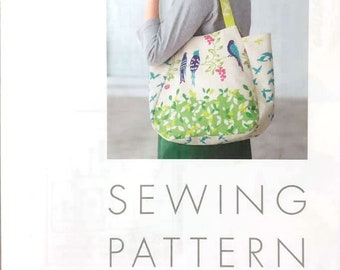 Echino Bag Pattern 900 ~ Tulip Bag ~ Japanese Sewing Pattern ~ Bag Making Pattern ~ Tote Bag Pattern ~ Bag Sewing Pattern ~ Kokka Japan
