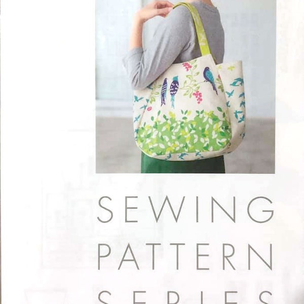 Echino Bag Pattern 900 ~ Tulip Bag ~ Japanese Sewing Pattern ~ Bag Making Pattern ~ Tote Bag Pattern ~ Bag Sewing Pattern ~ Kokka Japan