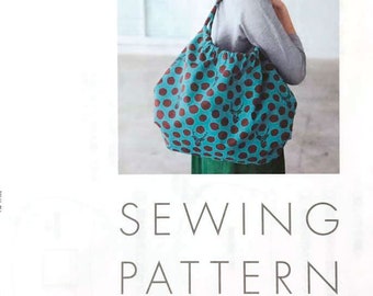 Echino Tas Patroon 903 ~ Ronde Schoudertas Patroon ~ Japans Naaipatroon ~ Tas Maken Patroon ~ Tas Naaipatroon ~ Kokka Japan