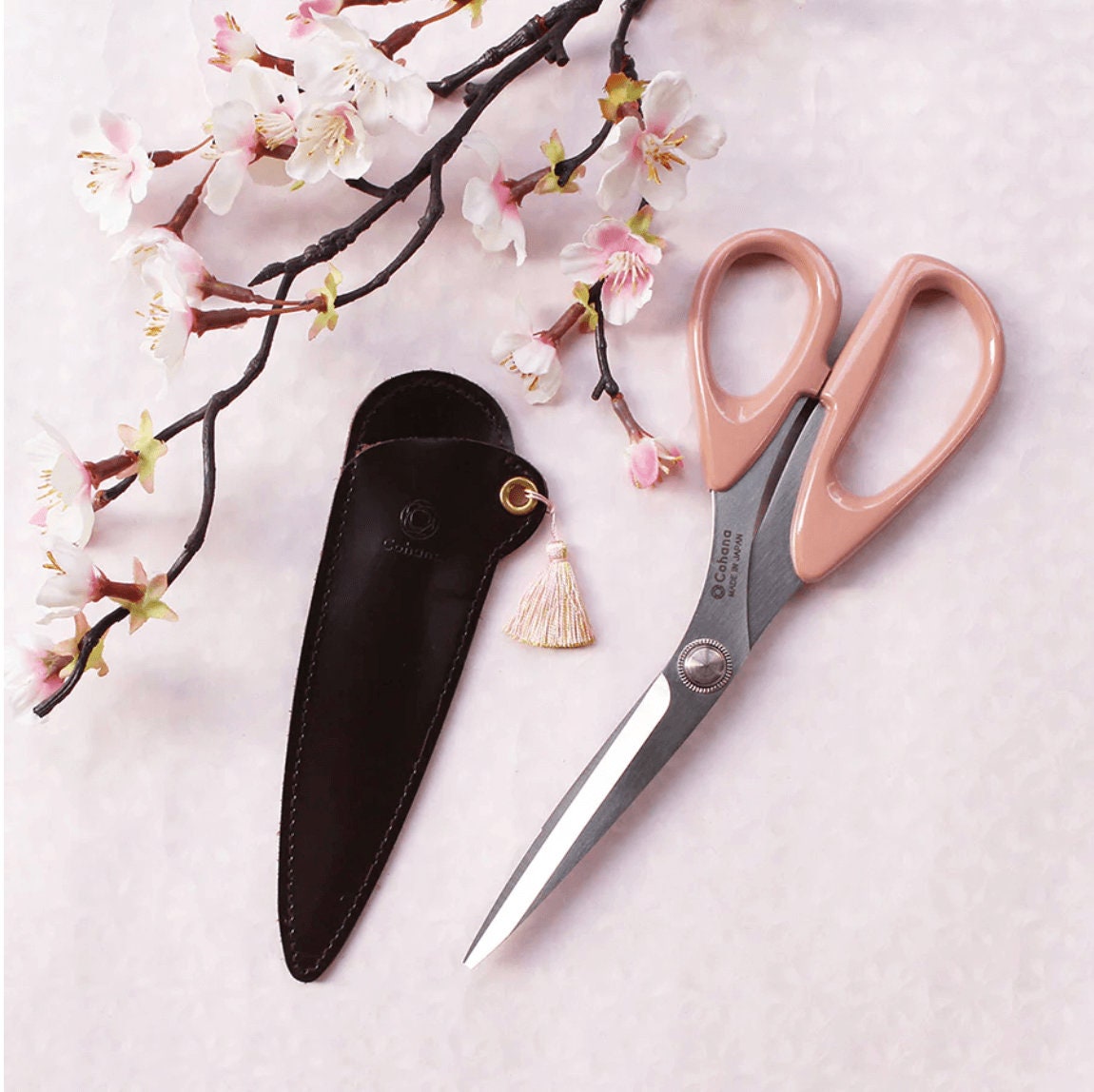Ombre Scissors With Sheath, Beautiful Soft Color Small Scissors