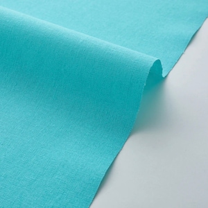 Echino Solid Canvas ~ Kokka Japanese Fabric ~ H Emerald ~ Cotton Linen Canvas ~ Bag Fabric ~ Apparel Fabric ~ Home Decor Fabric ~ Half Metre