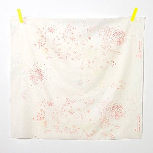 Japanese Double Gauze ~ nani IRO Gift ~ nani IRO 2022 ~ E Cream ~ Kokka Japanese Fabric ~ Flora Fabrics ~ Apparel Fabrics ~ Quilting ~ 50cm