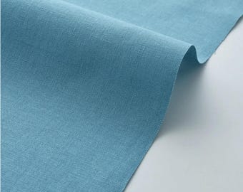 Echino Solid Canvas ~ Kokka Japanese Fabric ~ N Blue Green ~ Cotton Linen Canvas ~ Bag Fabric ~ Apparel Fabric ~ Home Decor Fabric ~ Half M