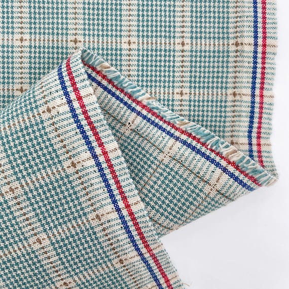 Japanese Yarn Dyed Square Plaid in Red Japanese Yarn Dyed Square Plaid in Red