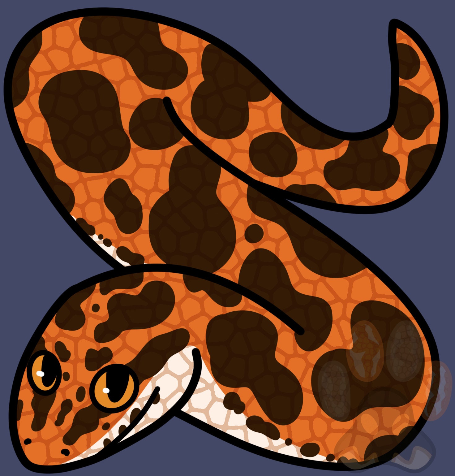 Kenyan Sand Boa Vinyl Sticker Etsy