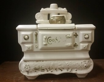 VINTAGE McCOY STOVE cookie jar