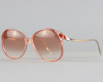 80s Vintage Sunglasses | Red & Gold Frames | 1980s Deadstock Glasses - Heidi 1