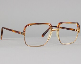 Vintage Eyeglasses | 80s Glasses | Tortoiseshell Eyeglass Frame | 1980s Aesthetic | Deadstock Eyewear - 151