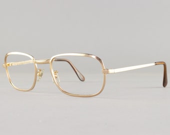 Vintage Glasses Frames | Square 70s Eyeglasses | 1970s Eyeglass Frame | Deadstock Eyewear - President
