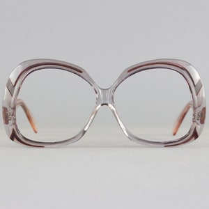 70s Glasses Oversized Vintage Eyeglasses 1970s Eyeglass Frames WOF1030 image 1