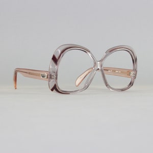 70s Glasses Oversized Vintage Eyeglasses 1970s Eyeglass Frames WOF1030 image 2