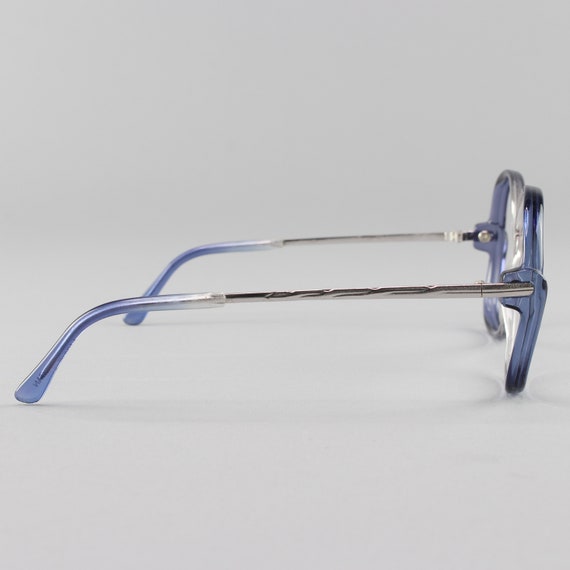 80s Eyeglasses | Vintage Glasses | Clear Blue Eye… - image 5