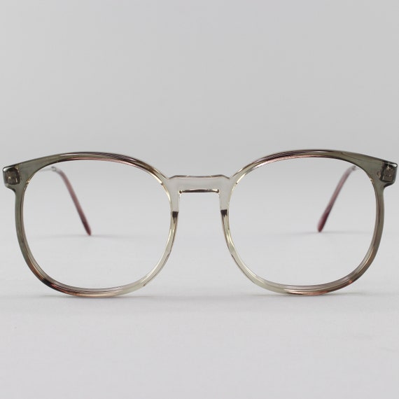 grey round glasses frames