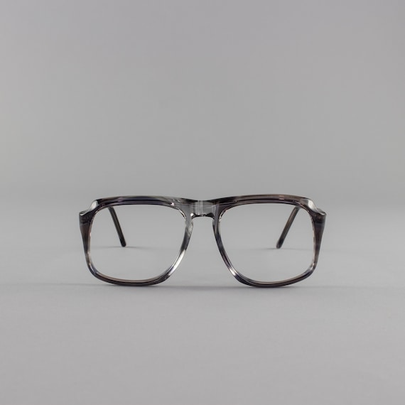 80s Vintage Glasses | Clear Smoky Gray Eyeglasses… - image 1