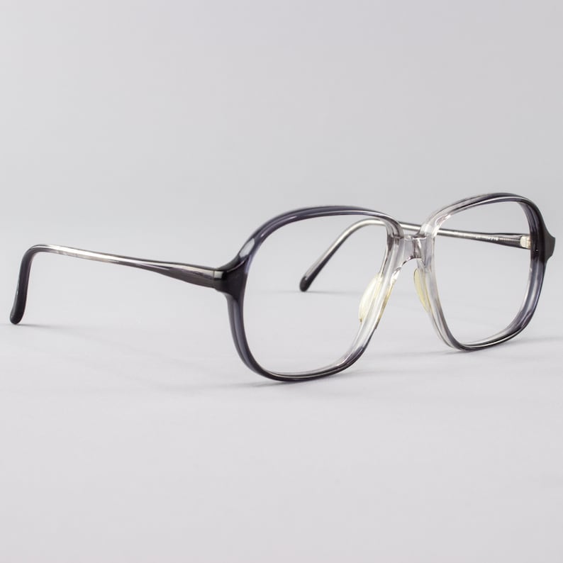 1980s Vintage Eyeglasses Clear Vintage Glasses 80s Eyeglass Frames Vintage Deadstock Deadstock Glasses Pisa 21770 image 2