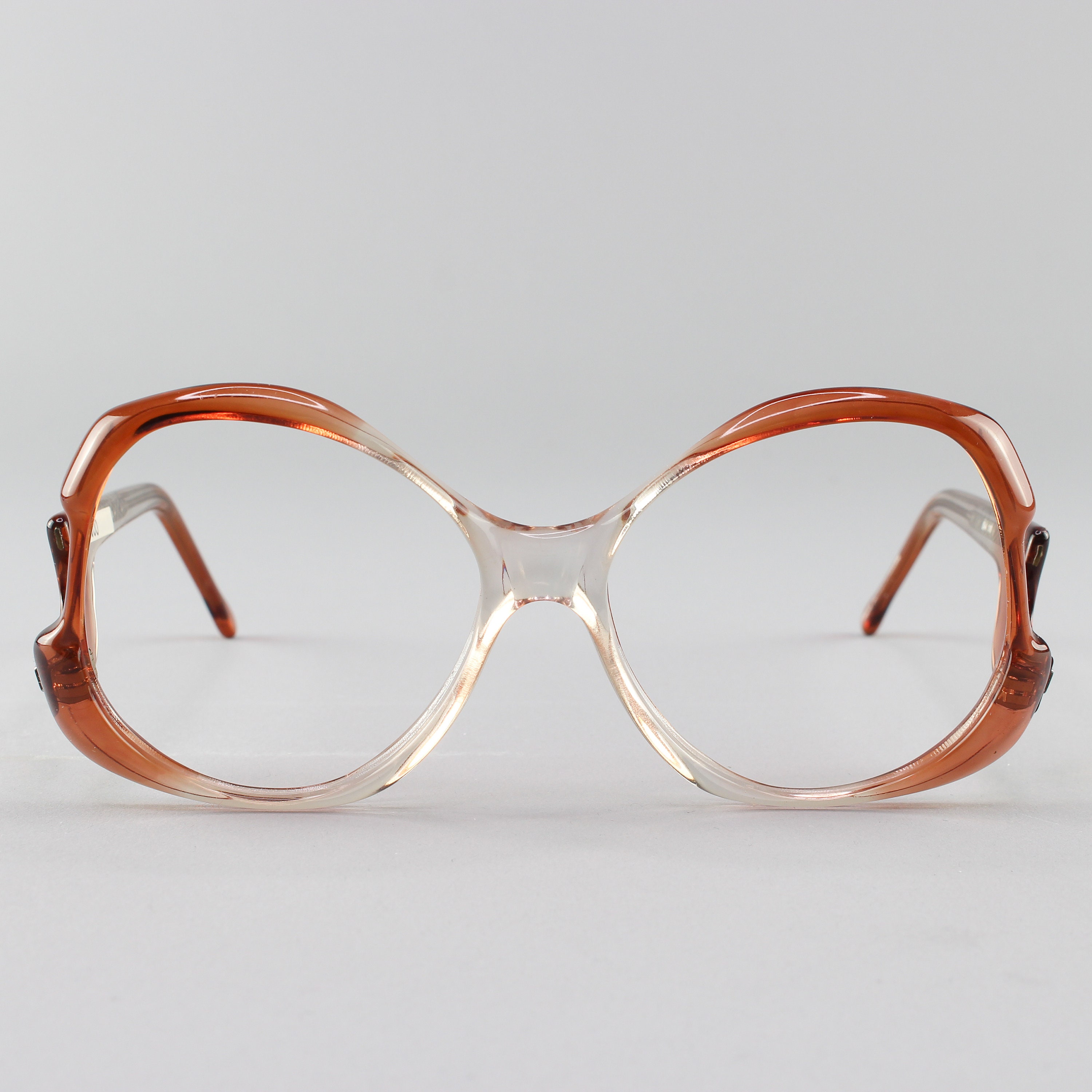 80s Glasses Vintage Eyeglasses Round Oversized Eyeglass Frame