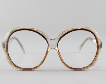 Vintage Eyeglasses |  Oversized Round 70s Glasses | 1970s Eyeglass Frame | Deadstock Vintage Eyewear - Torino 3