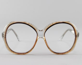 Vintage Eyeglasses |  Oversized Round 70s Glasses | 1970s Eyeglass Frame | Deadstock Vintage Eyewear - Torino 3