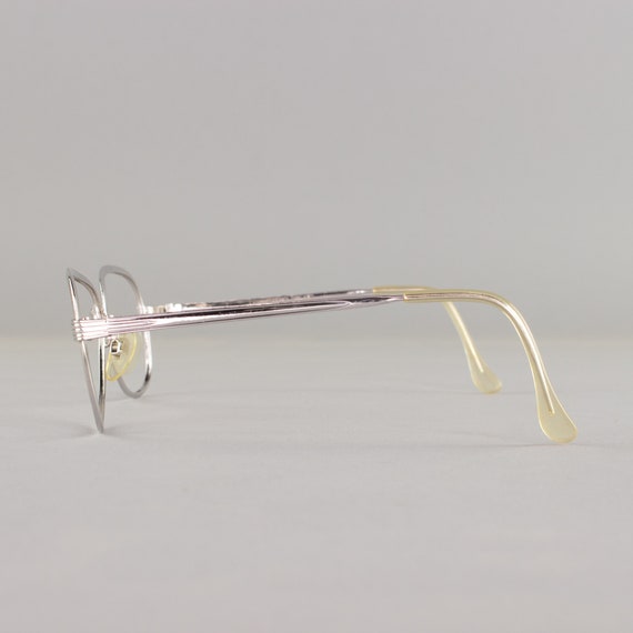 Silver Aviator Eyeglasses | 70s Vintage Glasses F… - image 5