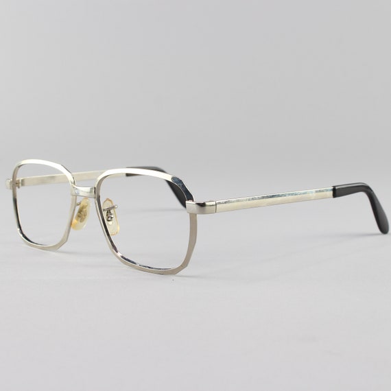 70s Glasses Frames | Vintage Eyeglasses | Silver … - image 3