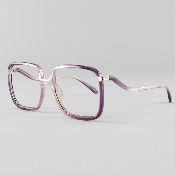 Vintage 70s Glasses Frames  Oversized Square Eyeglasses  - Etsy