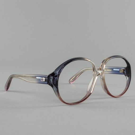 70s Vintage Glasses | Round Oversized Eyeglasses … - image 3