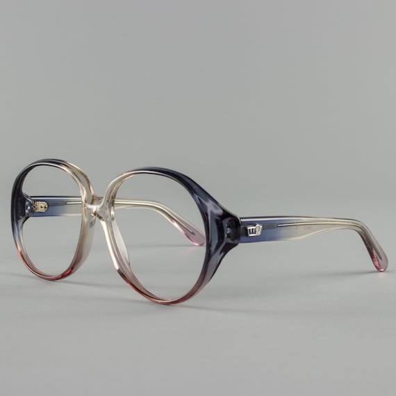 70s Vintage Glasses | Round Oversized Eyeglasses … - image 2